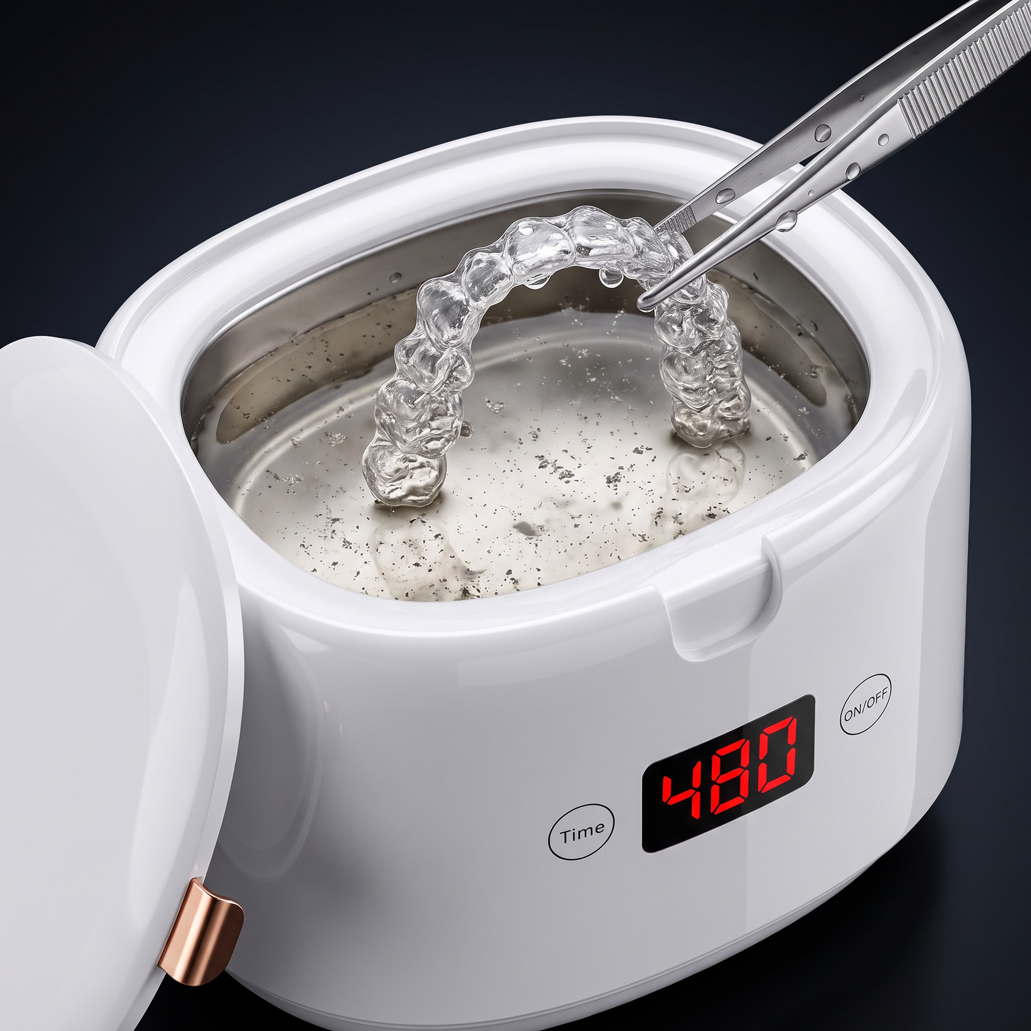 SORRAVA Ultrasonic Cleaner for Dentures, Retainers & Aligners
