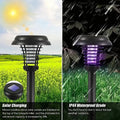 Solar Bug Zapper & Garden Light — Chemical-Free Mosquito Killer