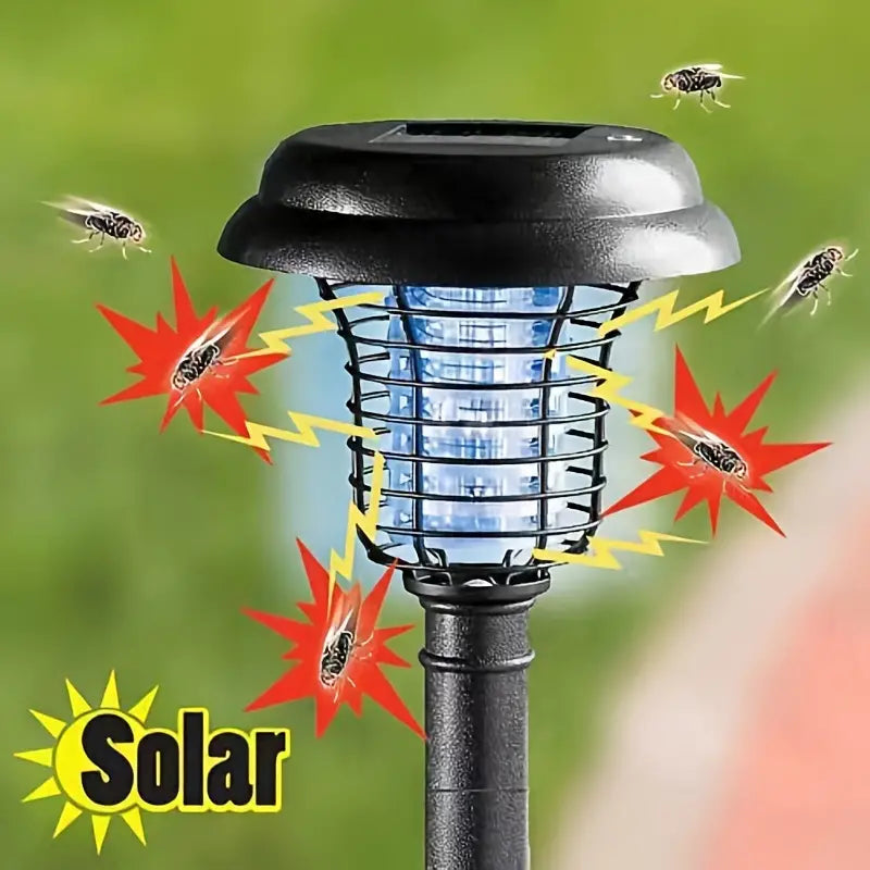 Solar Bug Zapper & Garden Light — Chemical-Free Mosquito Killer