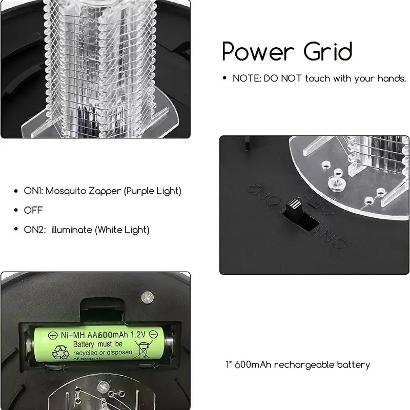 Solar Bug Zapper & Garden Light — Chemical-Free Mosquito Killer